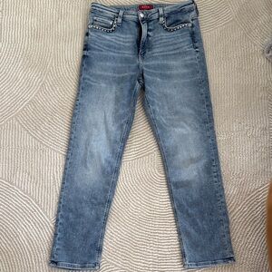 Guess Women's Straight Leg Jeans - Blue